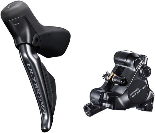 Shimano Ultegra Di2 ST-R8170(Left)/BR-R8170(Front), Road hydraulic disc-brake set, 12-speed w/1000mm SM-BH90 hose